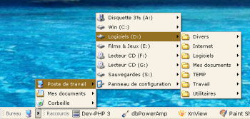 Menu fichiers