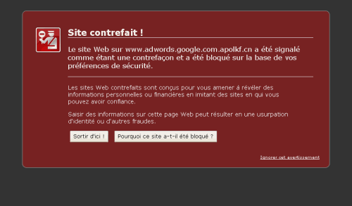 site-contrefait